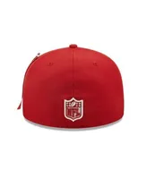 Men's New Era Cardinal Arizona Cardinals Identity 59FIFTY Fitted Hat