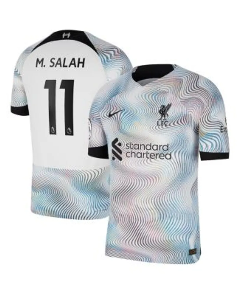 Nike Men's Mohamed Salah White Liverpool 2022/23 Away Vapor Match Authentic  Player Jersey