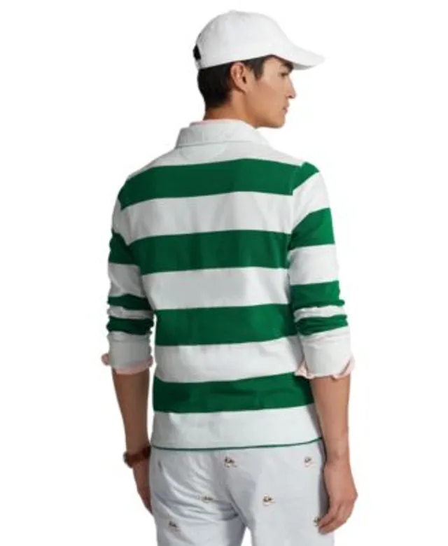 Tommy Hilfiger Men's Navy, White Chicago Bears Varsity Stripe Rugby Long  Sleeve Polo Shirt - Macy's