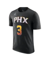Men's Jordan Brand Devin Booker Black Phoenix Suns 2022/23 Statement  Edition Name & Number T-Shirt