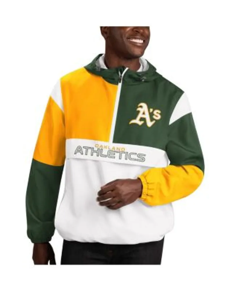 Lids Oakland Athletics Big & Tall Fleece Half-Zip Hoodie - Green