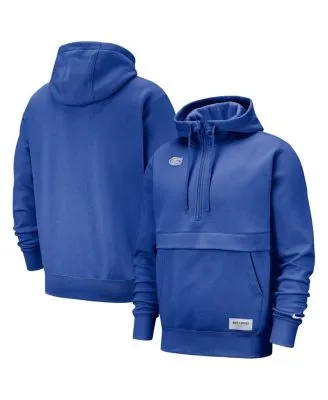 Men's New York Giants Nike Royal Performance Sideline Lockup Full-Zip Hoodie