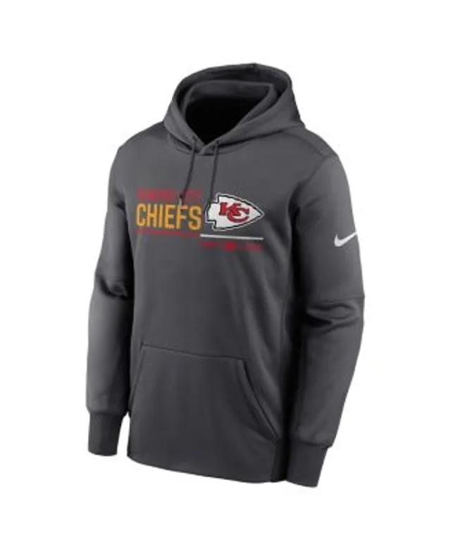 Men's Nike Anthracite Kansas City Chiefs Super Bowl LVII Champions Locker Room Trophy Collection Pullover Hoodie Size: Medium