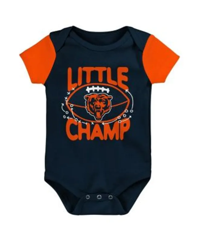 Infant Justin Fields Navy Chicago Bears Mainliner Player Name & Number Bodysuit