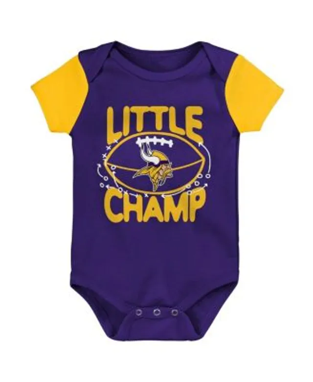 Justin Jefferson Minnesota Vikings Infant Mainliner Player Name & Number  Bodysuit - Purple