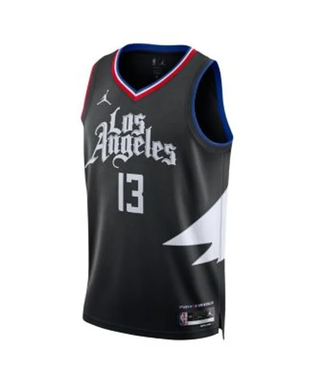 Fanatics Men's Branded Paul George Royal LA Clippers Name and Number T-shirt