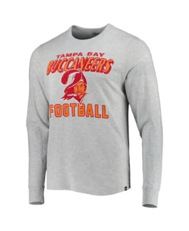 47 Brand Men's Heathered Gray Tampa Bay Buccaneers Dozer Franklin Long  Sleeve T-shirt - Macy's