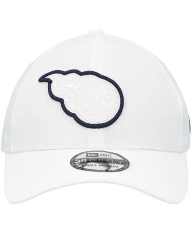 Toddler New Era White/Navy Tennessee Titans 2023 Sideline 9TWENTY Adjustable Hat