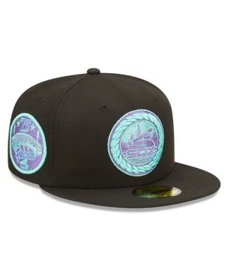 Men's New Era Pink/Green Chicago White Sox Cooperstown Collection Comiskey Park Passion Forest 59FIFTY Fitted Hat