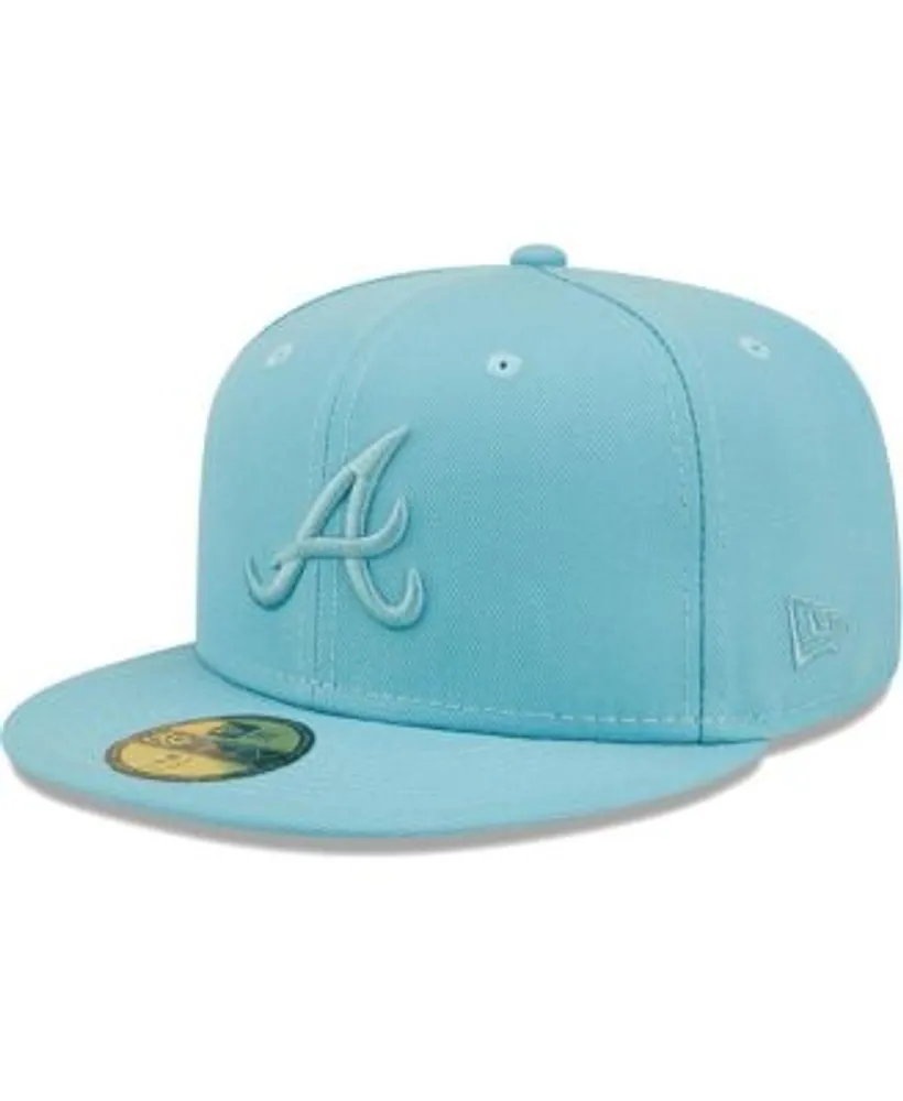 Men's Atlanta Braves New Era Olive White Logo 59FIFTY Fitted Hat