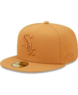 Men's New Era White/Brown Chicago White Sox 95th Team Anniversary 59FIFTY Fitted Hat