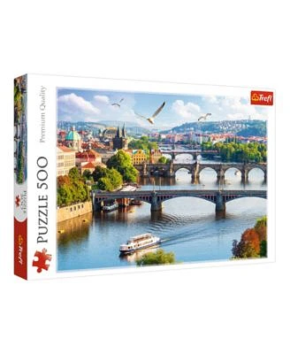 Red 500 Piece Puzzle- Prague, Czech Republic