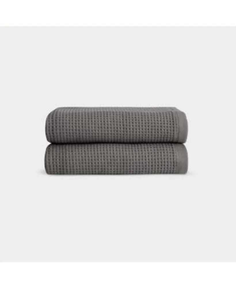 Dark Grey Waffle Hand Towel