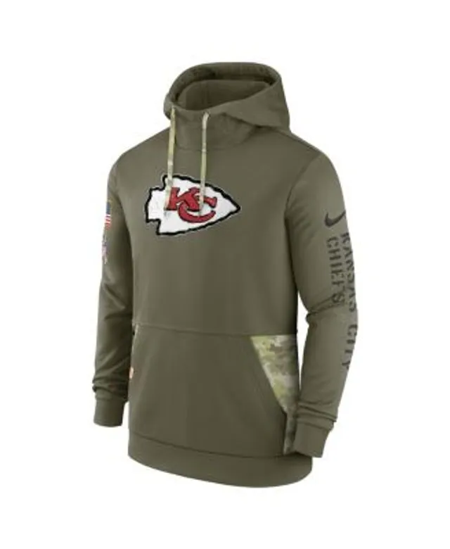 Kansas City Chiefs Nike Fan Gear Primary Logo Therma Performance Pullover Hoodie - Red