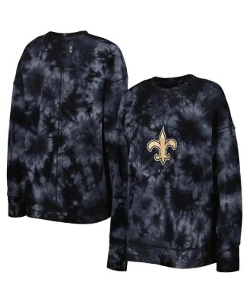 Youth Black New Orleans Saints Team Tie-Dye T-Shirt