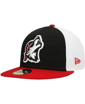 Men's New Era White Carolina Mudcats Authentic Collection Team Alternate 59FIFTY Fitted Hat