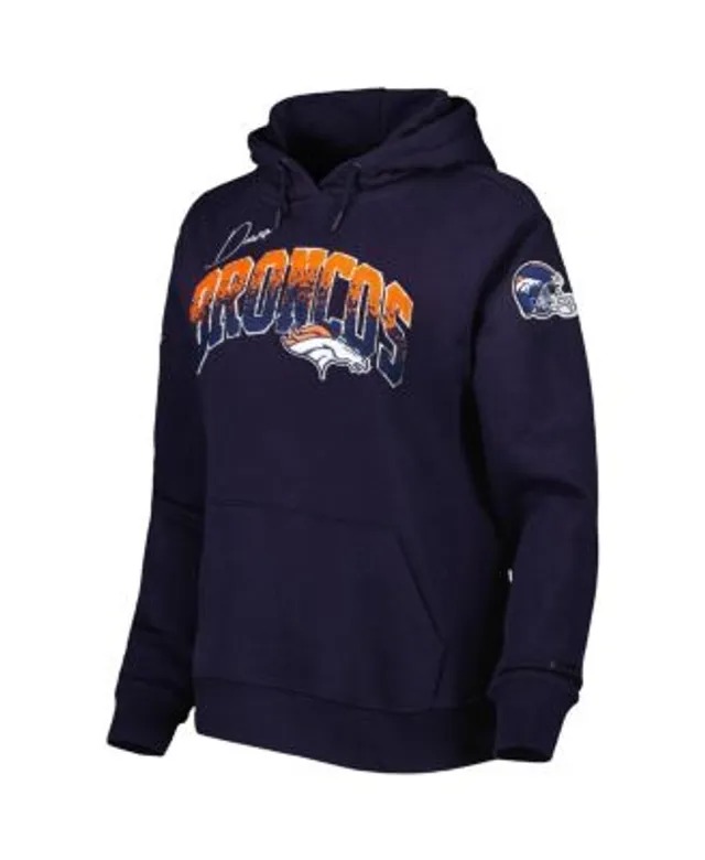 Denver Broncos Women's Hooded Crop Sweatshirt - Black/White/Grey – Refried  Apparel