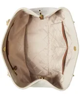Michael Kors Talia Small Cotton Canvas Tote Bag