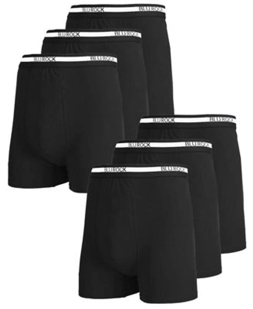 deuropening Gedachte kleermaker Blu Rock Men's Stretch Cotton Boxer Briefs Underwear, Pack of 6 | Foxvalley  Mall