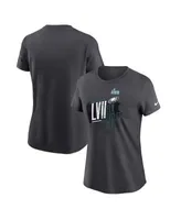 Youth Black Philadelphia Eagles Super Bowl LVII Roster T-Shirt