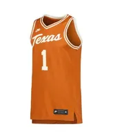 Men's Nike Texas Orange Longhorns #1 Home Game Jersey Size: Small