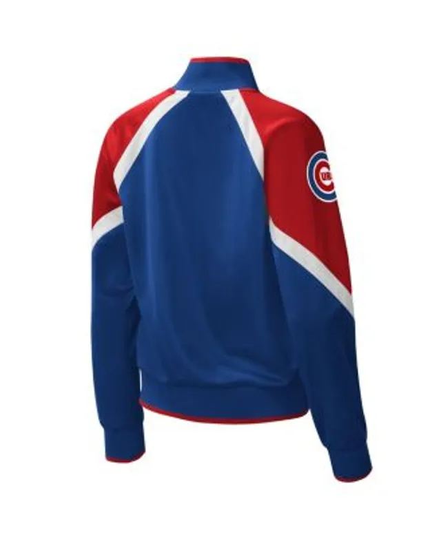 New Era Men's Red Chicago Cubs Raglan Quarter-Zip Hoodie - Macy's