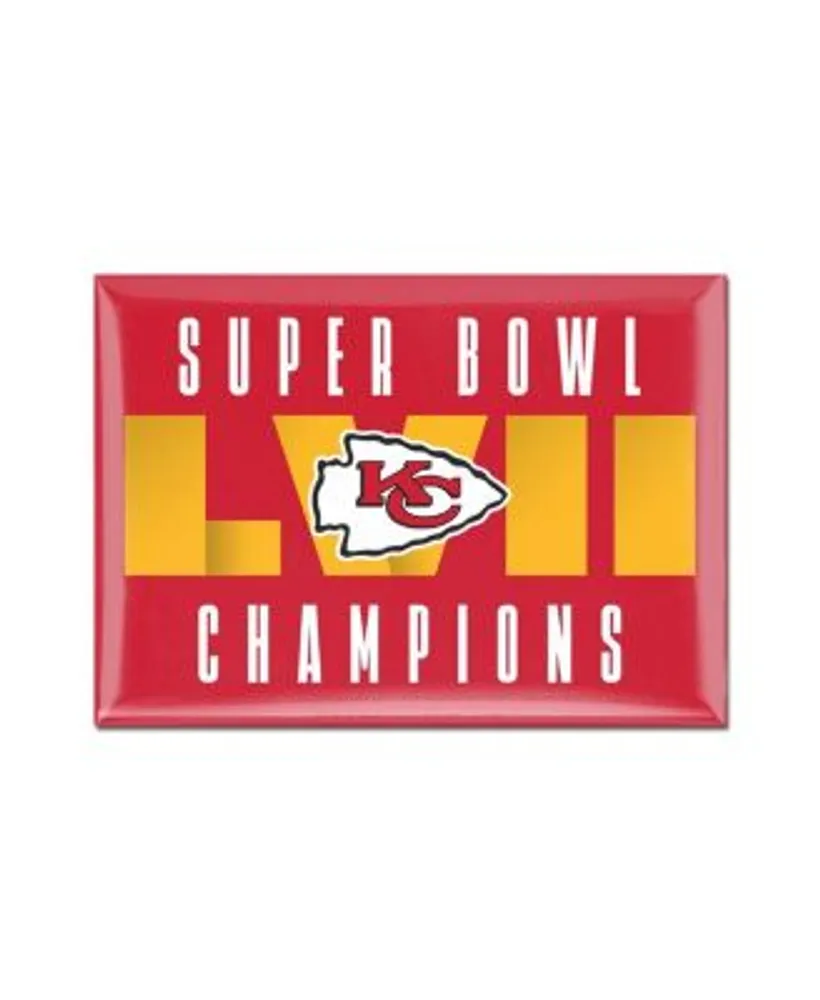 WinCraft Kansas City Chiefs Super Bowl LVII Champions 2.5 x 3.5 Metal Fridge Magnet