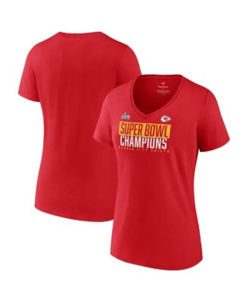 NFL Women's Super Bowl LVII Champions Kansas City Chiefs Foam Finger T-Shirt