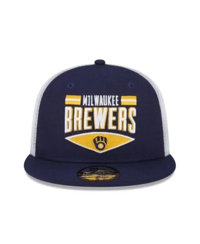 Men's Milwaukee Brewers '47 Gold Secondary Trucker Snapback Hat