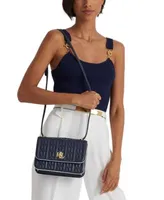 Lauren Ralph Lauren Quilted Nappa Leather Medium Sophee Bag 