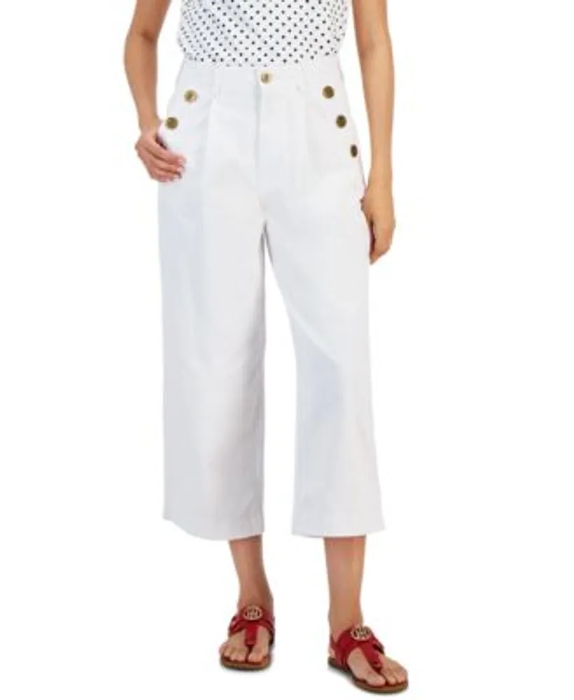 røre ved tre Skelne Tommy Hilfiger Women's Wide-Leg Sailor Chino Pants | The Shops at Willow  Bend