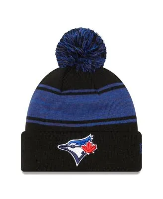 Toronto Blue Jays Men's New Era Cuffed Pom Knit Hat