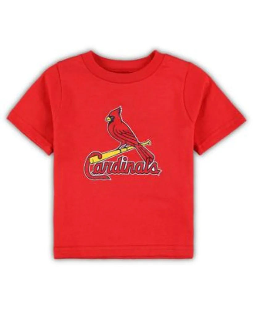 Outerstuff Infant Boys and Girls Red St. Louis Cardinals Team Crew Primary  Logo T-shirt