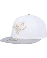 Men's New Era White Toronto Blue Jays Neon Eye 59FIFTY Fitted Hat