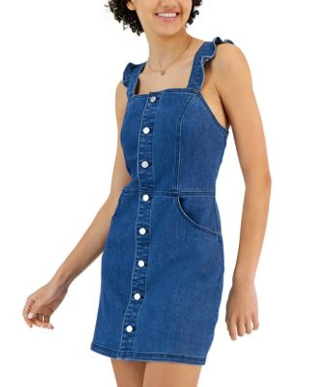 macys denim dress