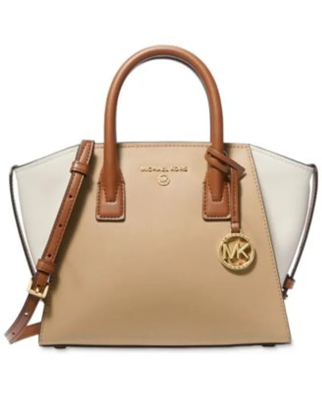 Michael Kors Avril Small Top Zip Leather Satchel - Macy's