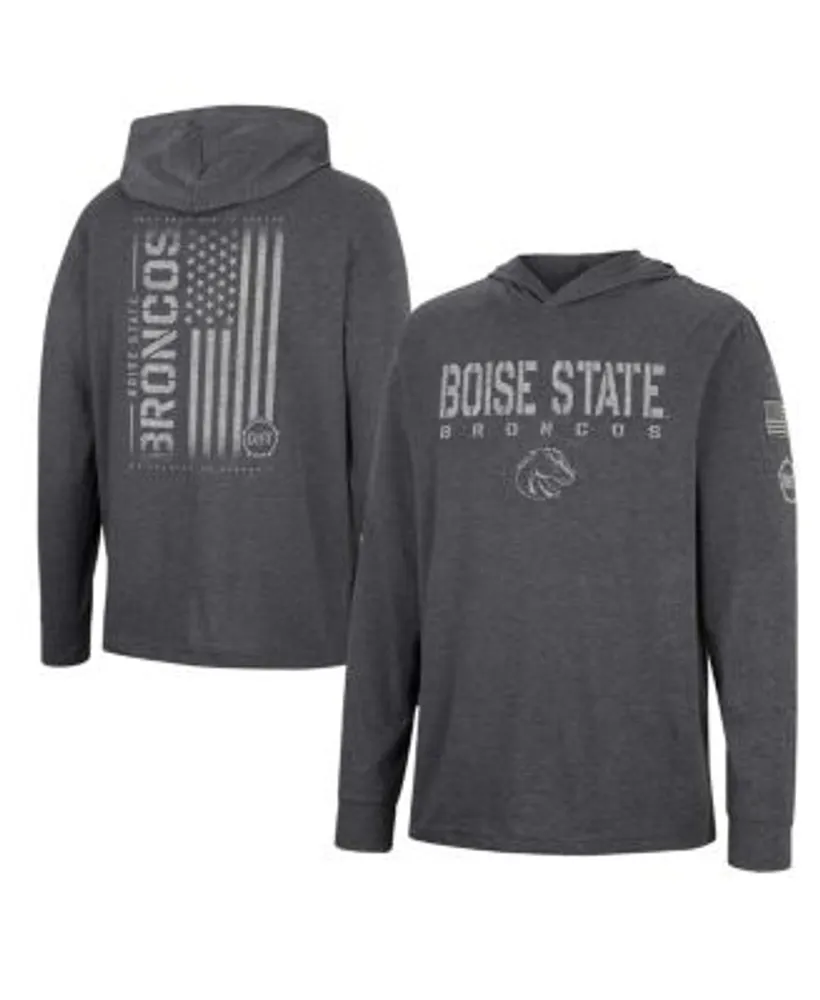 Colosseum Men's Charcoal Boise State Broncos Team OHT Military-Inspired  Appreciation Hoodie Long Sleeve T-shirt