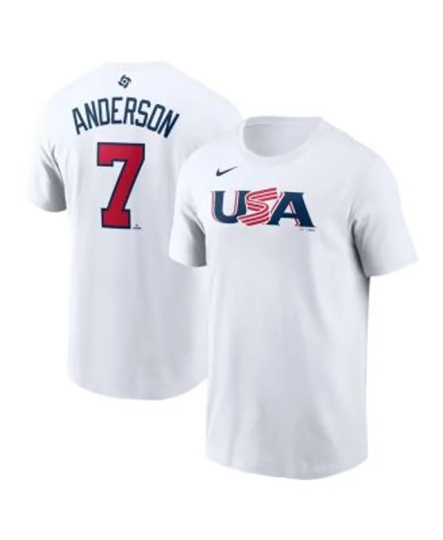 Men's Nike Tim Anderson Black Chicago White Sox City Connect Name & Number T-Shirt Size: Small