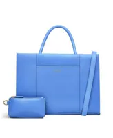 Duxbury Leather Satchel, Blue Fin Melbourne