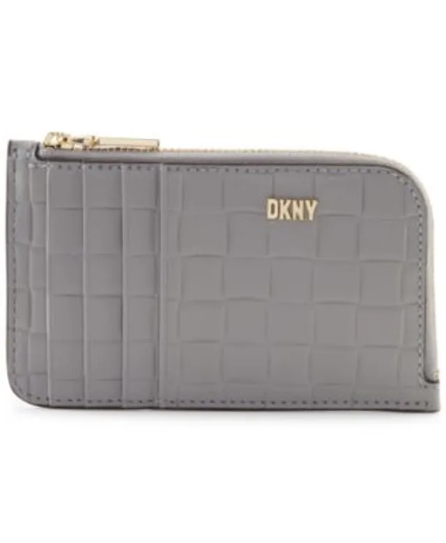 Dkny Bryant Park Leather Top Zip Backpack, Created For Macy's In Black