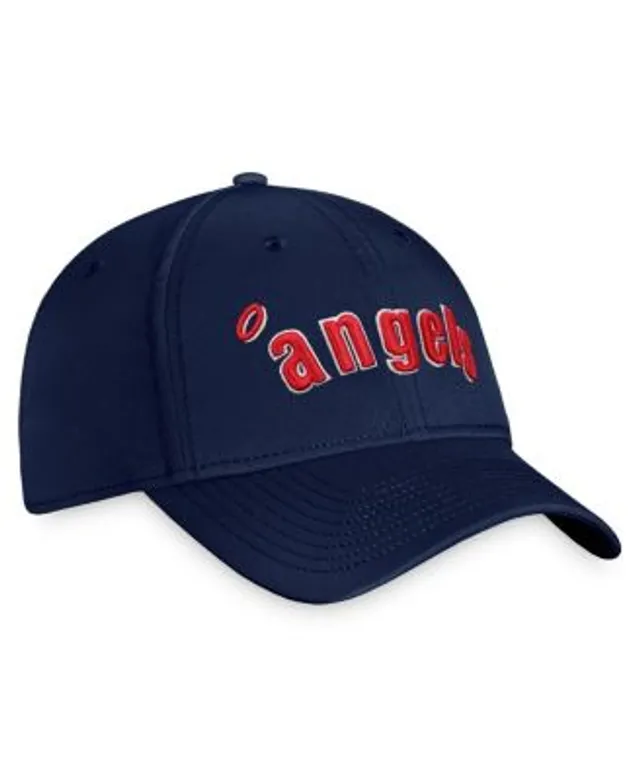 Men's Fanatics Branded Gray California Angels Cooperstown Collection Core  Flex Hat