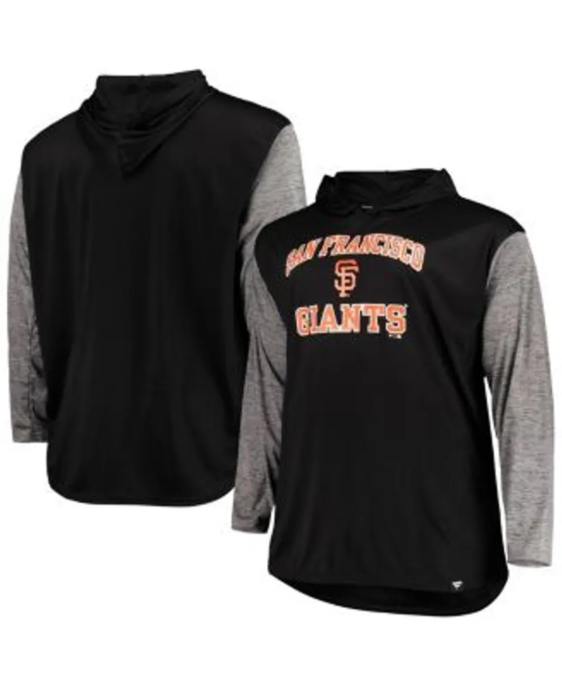 San Francisco Giants Youth Team Color Wordmark Full-Zip Hoodie - Black