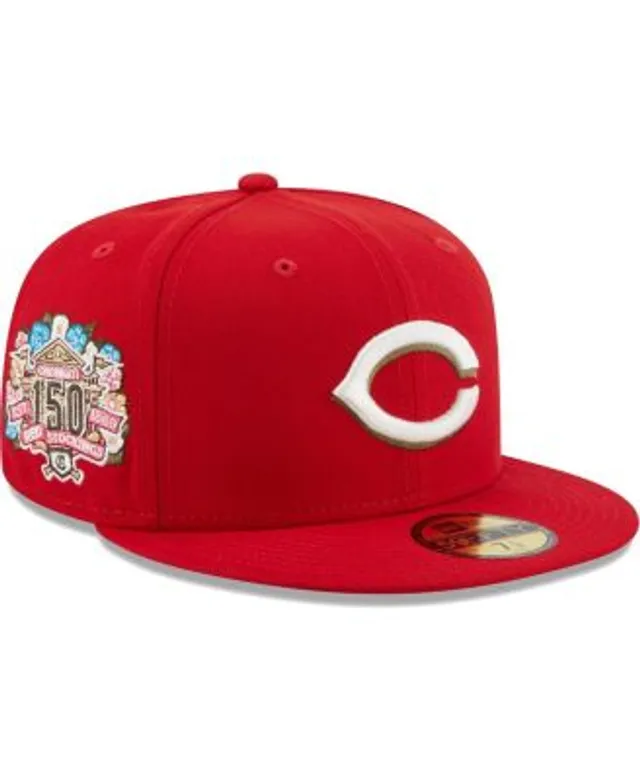 New Era Men's Red and Neon Green Detroit Tigers 1968 World Series Champions  Lava Highlighter Combo 59FIFTY Fitted Hat