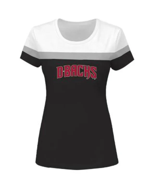 Profile White And Red Los Angeles Angels Plus Size Colorblock T-shirt