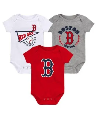 Girls Newborn & Infant Navy/Heather Gray Atlanta Braves Little Fan Two-Pack Bodysuit Set