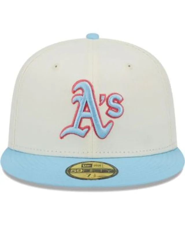 Oakland Athletics 2-Tone Color Pack 59FIFTY Fitted Hat - Brown/ Charcoal LBZSTC / 7 1/8