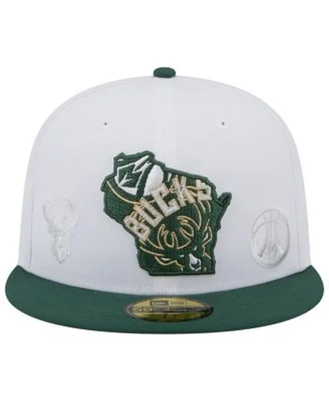 Men's New Era Green Michigan State Spartans Scribble 59FIFTY Fitted Hat