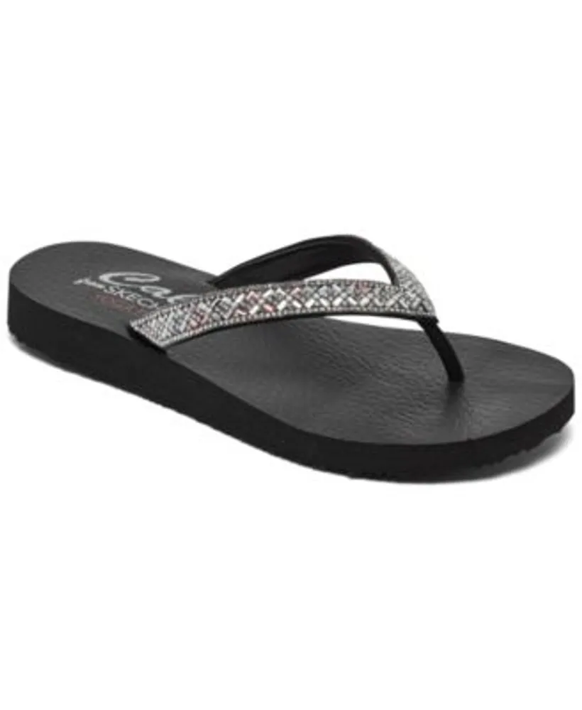 Skechers Cali Meditation - Lotus Bay Flip-Flop Thong Sandals from Finish Line | Connecticut Post Mall