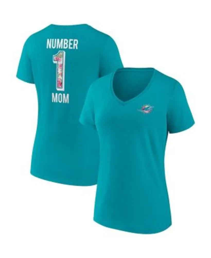 Women's Fanatics Branded Aqua/White Miami Dolphins Ombre Long