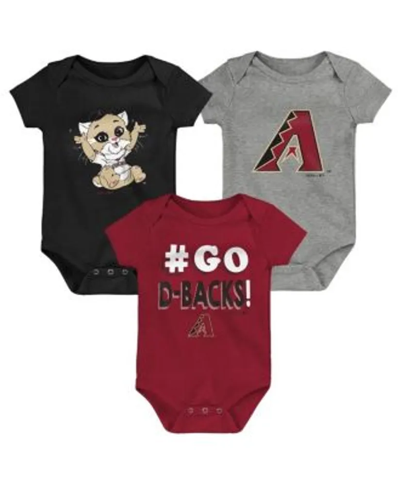 Cincinnati Reds Infant 3-Pack Change Up Bodysuit Set - Red/White/Heathered  Gray